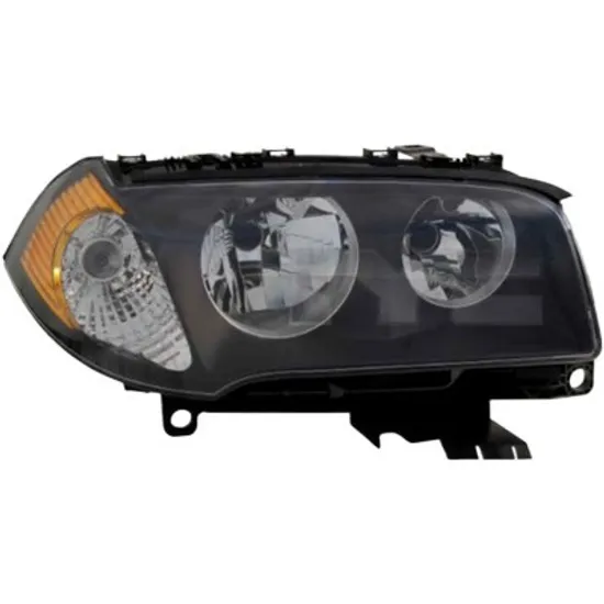 Far dreapta BMW X3 E83 2003->2011 perioada 2003 2004 2005 2006 cu motor reglaj, semnal galben, cu reglaj electric, cu bec H7/H7