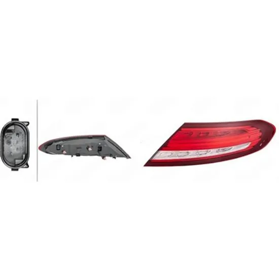 Stop Spate MERCEDES C-CLASS W205 2013-> Lampa stop spate exterior LED (HELLA) DREAPTA Perioada 2015 2016 2017 2018