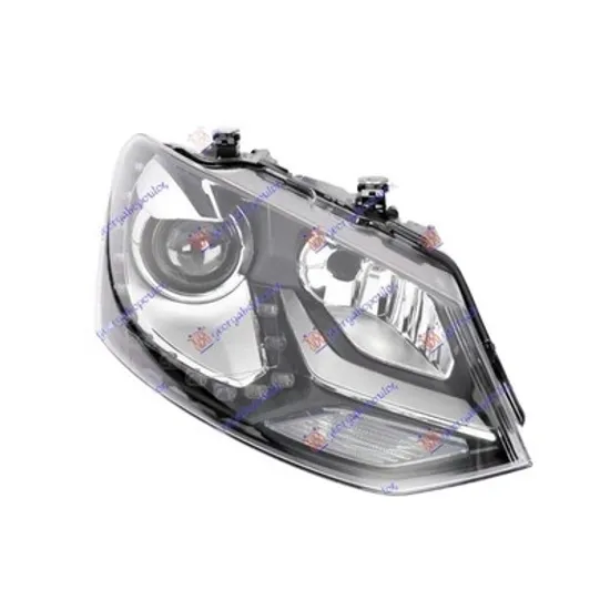 Faruri VW POLO 6R1 2009->2020 Far dreapta Xenon adaptiv cu lampa pozitie LED Perioada 2009 2010 2011 2012 2013