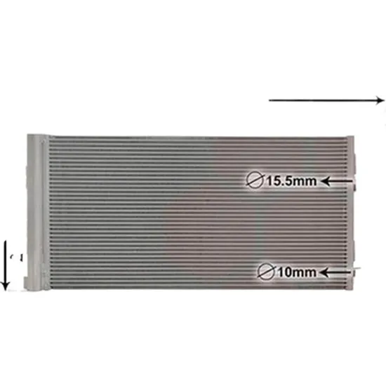 Radiator aer conditionat AUDI Q8 2018-> pentru 45 TFSI quattro, perioada 2019 2020 2021 2022 2023 2024