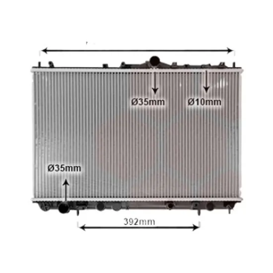 Radiator apa VOLVO V40 1995->2004 2.0 100KW 136CP , pentru motor B 4204 S, B 4204 S2 perioada 1995 1996,1997,1998,1999,2000,2001,2002,2003 2004