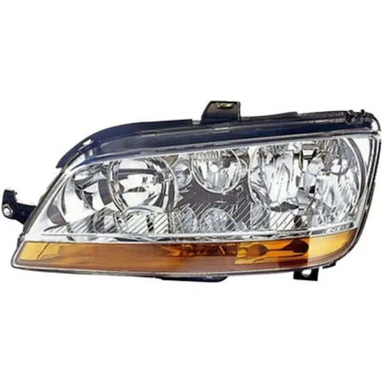 Far stanga FIAT MULTIPLA 1999-> perioada 1999 2000 2001 2002 2003 2004 2005 2006 2007 2008 2009 2010 de la an de fabricatie 09/2004, pana la an de fabricatie 11/2005, cu motor reglaj, semnal galben, cu reglaj electric, fara proiector, cu bec H1/H7