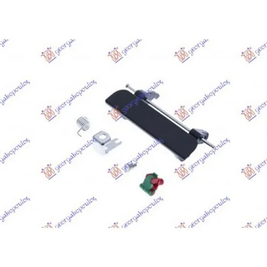 Maner capota spate MITSUBISHI L200 2005->2015 Maner capota spate negru Perioada 2005 2006 2007 2008 2009 2010 2011 2012 2013 2014 2015