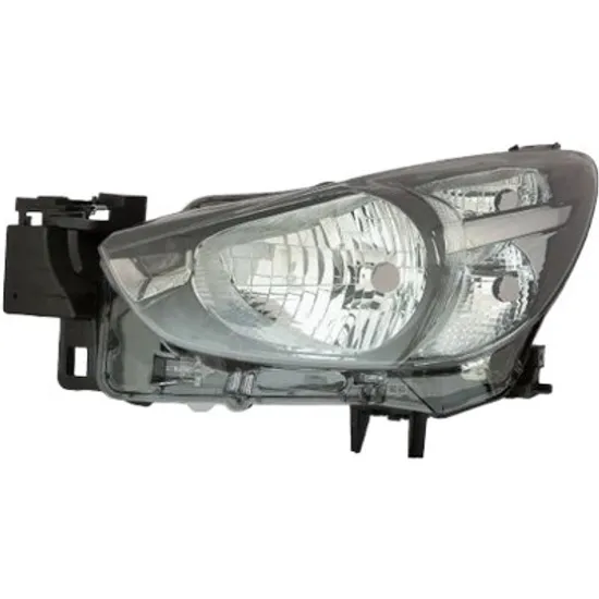 Far dreapta MAZDA 2 2014-> perioada 2014 2015 2016 2017 2018 fara motor reglaj, fumuriu, cu reglaj electric, cu bec H4