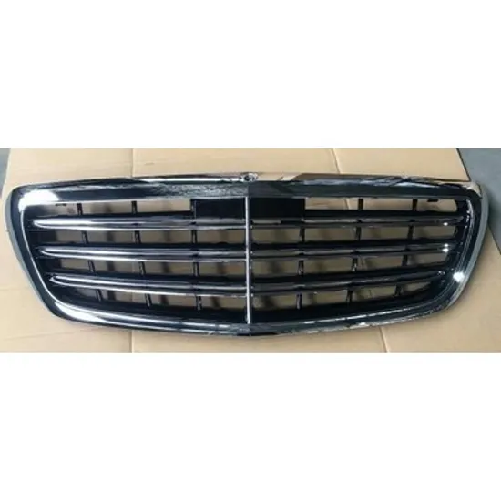 Grila Radiator MERCEDES S-CLASS W222 2013->2020 Grila radiator completa cu ornament cromat Perioada 2017 2018 2019 2020
