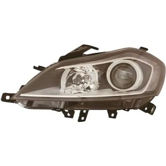 Far stanga LANCIA DELTA 3 2008->2014 perioada 2008 2009 2010 2011 2012 2013 2014 cu motor reglaj, semnal fumuriu, cu reglaj electric, cu bec H7/H7