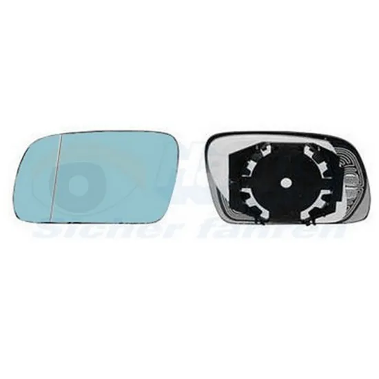 Sticla Oglinda PEUGEOT 307 2000->2011 Geam oglinda exterioara stanga, cu incalzire, asferic, cu suport Perioada 2000 2001 2002 2003 2004 2005 2006 2007 2008