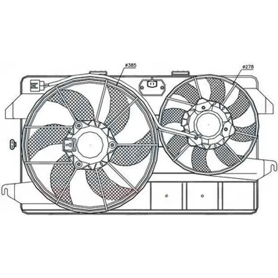 Ventilator Motor FORD TRANSIT CONNECT 2002->2013 Ventilator (dublu/2 motor) (+A/C) 1.8 benzina diesel Perioada 2002 2003 2004 2005 2006 2007 2008 2009 2010 2011 2012 2013