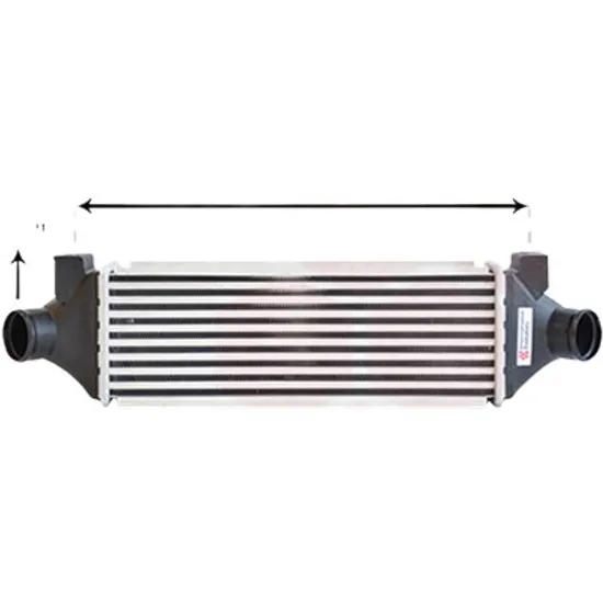 Intercooler FORD TRANSIT 2005->2014 2.4 TDCi RWD 85KW 115CP , pentru motor JXFA, JXFC perioada 2006 2007,2008,2009,2010,2011,2012,2013 2014