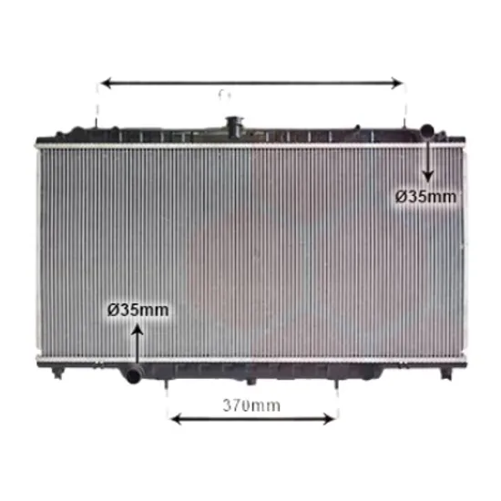 Radiator apa NISSAN PATROL 2 1997-> pentru 3.0 DTi, perioada 2000 2001 2002 2003 2004 2005