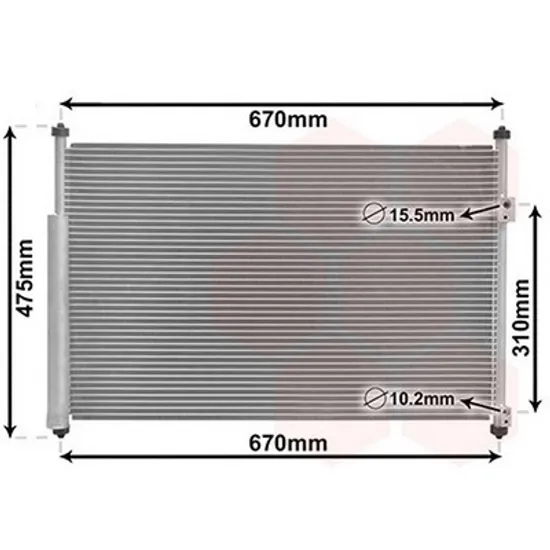 Radiator Aer Conditionat SUZUKI GRAND VITARA 2 2005->2018 Radiator aer conditionat 1 6 - 2 0iBZ - 1 9DDiS 64x42 5x1 8 Perioada 2005 2006 2007 2008 2009 2010 2011 2012 2013 2014 2015