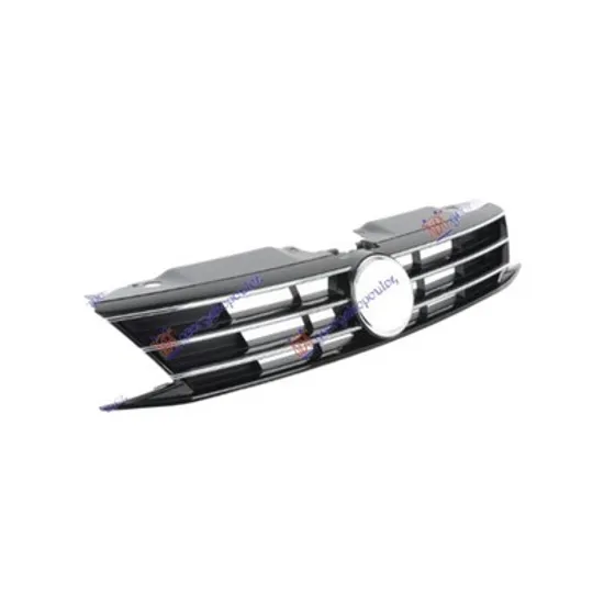 Grila Radiator VW JETTA 6 2010-> Grila radiator neagra cu ornament cromat bandouri Perioada 2014 2015 2016 2017 2018 2019 2020