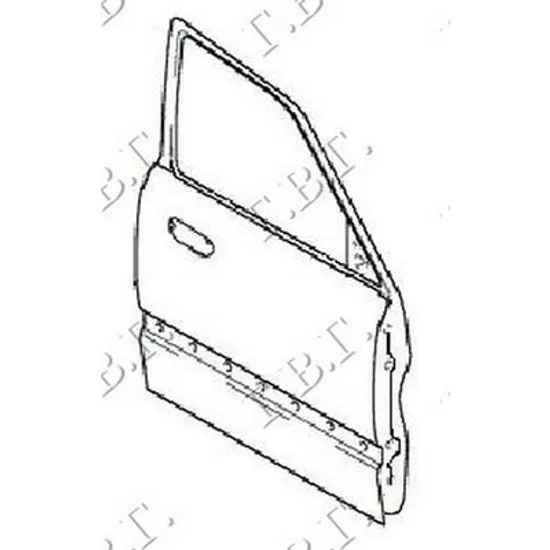 Usa Fata HYUNDAI ACCENT 2 LC 1999->2005 Usa fata dreapta Perioada 2000 2001 2002 2003 2004 2005