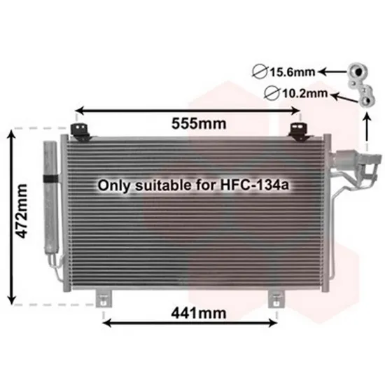 Radiator Aer Conditionat MAZDA 3 BM 2013-> Radiator aer conditionat pentru toate benzina benzina R134 Perioada 2014 2015 2016 2017 2018 2019 2020