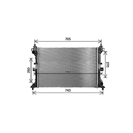 Radiator apa SUZUKI VITARA 2015-> 1.0 AllGrip 82KW 111CP , pentru motor perioada 2018 2019,2020,2021,2022 2023