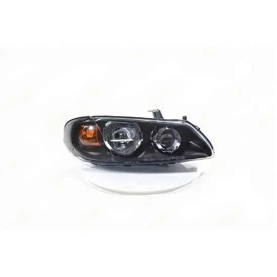 Faruri NISSAN ALMERA 2 2001->2006 Far reglaj electric 2002- (negru) (TYC) DREAPTA Perioada 2002 2003 2004 2005 2006