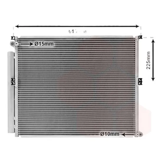 Radiator aer conditionat VW CARAVELLE 5 2003->2015 pentru 2.5 TDi, perioada 2003 2004 2005 2006 2007 2008 2009