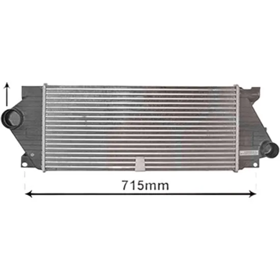Intercooler MERCEDES M-CLASS W163 1998->2005 pentru ML 320 , perioada 1998 1999 2000 2001 2002