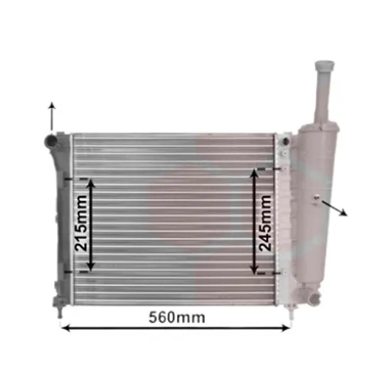 Radiator apa FIAT 500 C 2009-> 1.2 51KW 69CP , pentru motor 169 A4.000 perioada 2009 2010,2011,2012,2013 2014