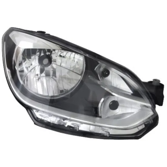 Faruri VW UP 2011-> Far reglaj electric (cromat) (E) (TYC) dreapta Perioada 2011 2012 2013 2014 2015 2016