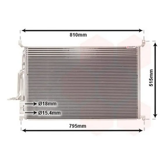 Radiator Aer Conditionat AUDI A8 4E2, 4E8 2002->2010 Radiator aer conditionat pentru toate benzina-diesel 2006-> (730x480x16) Perioada 2006 2007 2008 2009