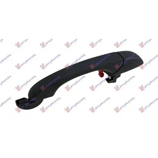 Maner Usa DODGE CALIBER 2006-> Maner usa spate exterior negru stanga, Perioada 2006 2007 2008 2009 2010 2011 2012 2013 2014