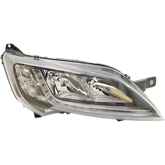 Far dreapta PEUGEOT BOXER 2006-> perioada 2011 2012 2013 2014 2015 2016 de la an de fabricatie 05/2014, cu motor reglaj, fumuriu, semnal transparent, cu reglaj electric, fara modul LED pentru lumini zi, cu bec H7/H7, cu bec LED,