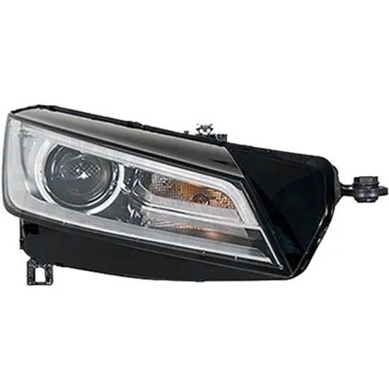 Far dreapta AUDI TT 2014-> perioada 2014 2015 2016 2017 2018 2019 , fara motor reglaj, fara unitate de control Xenon, Bi-Xenon, cu reglaj distanta iluminare automat, cu bec H8, cu bec LED