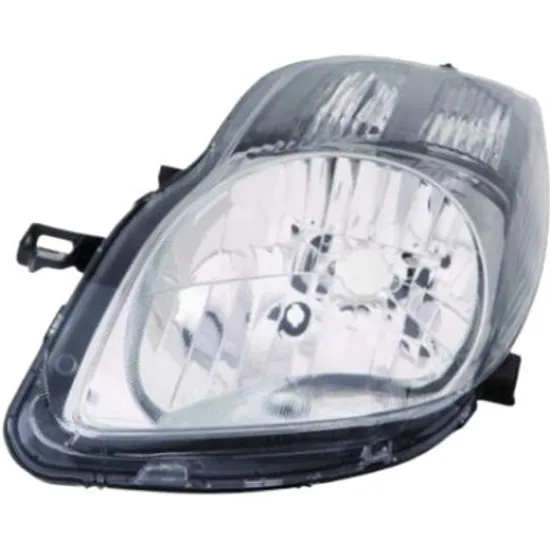 Far stanga TOYOTA YARIS 2005->2011 perioada 2007 2008 2009 2010 de la an de fabricatie 01/2009, cu motor reglaj, semnal fumuriu, cu reglaj electric, cu bec H4, pentru Sport