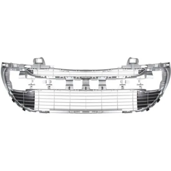 Grila bara fata PEUGEOT 308 1 2007->2014 perioada 2008 2009 2010 2011 2012 2013 2014 pana la an de fabricatie 04/2011, crom-negru,