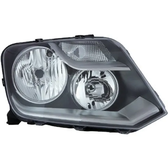 Far dreapta VW AMAROK 2010-> perioada 2010 2011 2012 2013 2014 2015 2016 cu motor reglaj, semnal alb, cu reglaj electric, cu lumina de zi, cu bec H15, cu bec H7