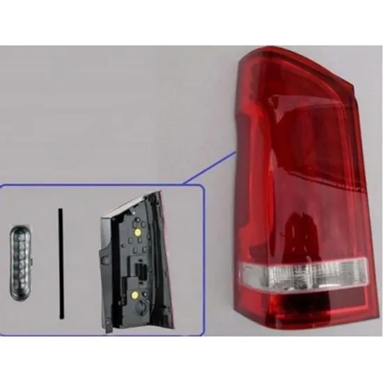Stop Spate MERCEDES VITO W447 2014-> Lampa stop spate (usa simpla) LED (E) (DEPO) STANGA Perioada 2015 2016 2017 2018 2019 2020