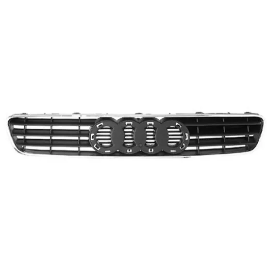 Grila Radiator AUDI A3 8L1 1996->2004 Grila radiator, neagra, cu rama cromata, ptr modelele cu 3/5 usi, exclus QUATRO,09/96-08/00 Perioada 1996 1997 1998 1999 2000