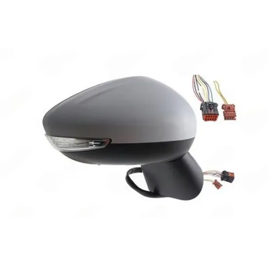 Oglinda CITROEN C3 AIRCROSS 2 2017-> Oglinda exterioara electrica cu incalzire cu rabatare electrica pentru vopsit (cu semnal si lampa podea si senzor) 12 PIN DREAPTA Perioada 2021 2022 2023 2024 2025