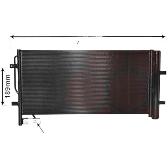 Radiator aer conditionat VW TIGUAN AD1 2016->, PASSAT B8 2014-> pentru 1.4 TSI 4motion, perioada 2015 2016 2017 2018 2019 2020