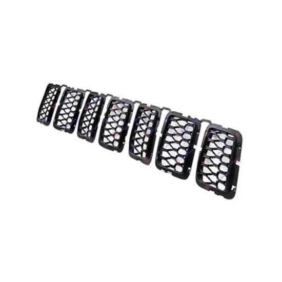 Ornament Grila JEEP COMPASS 2016-> Bandou grila radiator (SET 7PCS) (gri inchis) Perioada 2016 2017 2018 2019 2020