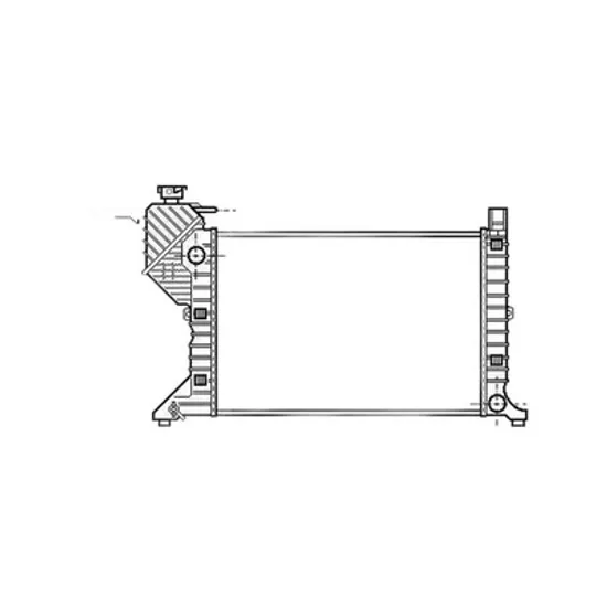 Radiator Motor MERCEDES SPRINTER 901, 902 1995->2006 Radiator apa pentru ->2000 CV manuala fara aer conditionat (68x40,8) Perioada 1996 1997 1998 1999 2000