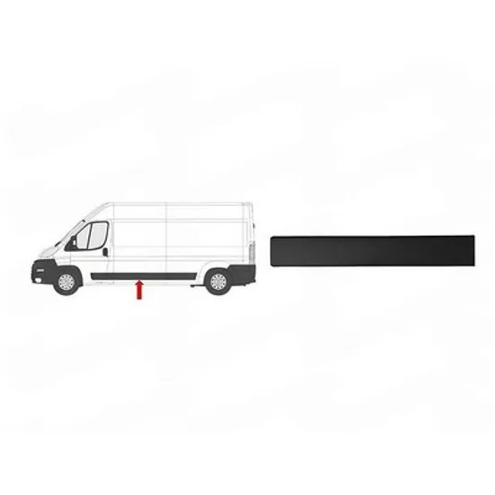Bandou Usa PEUGEOT BOXER 2006-> Bandou Usa culisanta negru (ampatament scurt) STANGA Perioada 2014 2015 2016 2017 2018 2019 2020