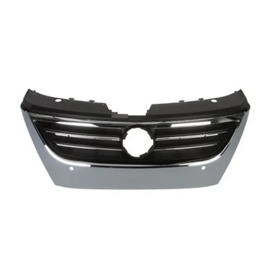 Grila Radiator VW PASSAT CC 2008->2012 Grila radiator cu ornament cromat cu senzori parcare Perioada 2008 2009 2010 2011 2012