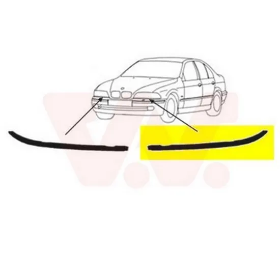 Ornament far BMW 5 E39 1995->2003 Ornament far stanga 1996->2002 Perioada 1995 1996 1997 1998 1999 2000