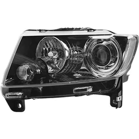 Far stanga JEEP COMPASS 2006->2015 perioada 2010 2011 2012 2013 2014 2015 de la an de fabricatie 2014, cu motor reglaj, cu reglaj electric, cu bec H9