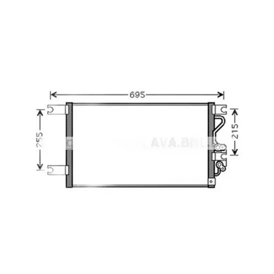 Radiator Aer Conditionat MITSUBISHI L200 1996->2007 Radiator aer conditionat benzina/ diesel 58x34,5 Perioada 1996 1997 1998 1999 2000 2001 2002 2003 2004 2005 2006