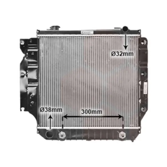 Radiator apa JEEP WRANGLER 2 1996->2007 pentru 4.0, perioada 1996 1997 1998 1999 2000 2001 2002 2003 2004 2005 2006 2007