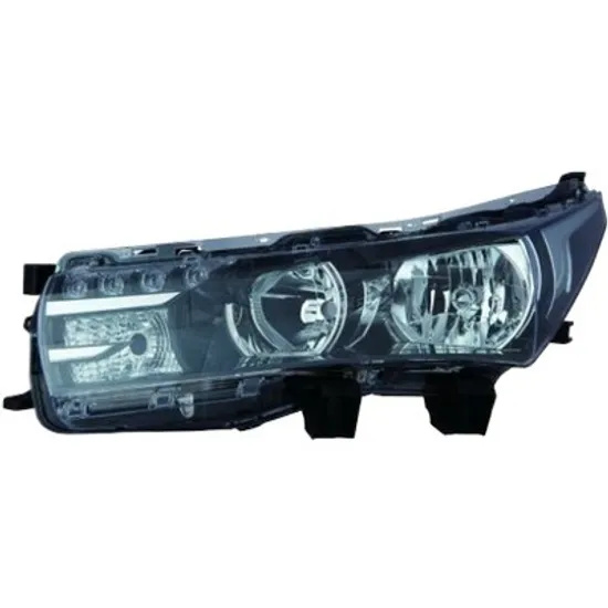 Far dreapta TOYOTA COROLLA E18 2013->2019 perioada 2013 2014 2015 2016 2017 2018 cu reglaj electric, cu bec LED