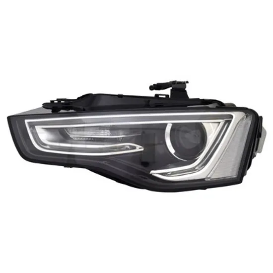 Faruri AUDI A5 8T3 2007->2017 Far Bi-XENON negru cu Daylight LED (E) (TYC) STANGA Perioada 2011 2012 2013 2014 2015 2016