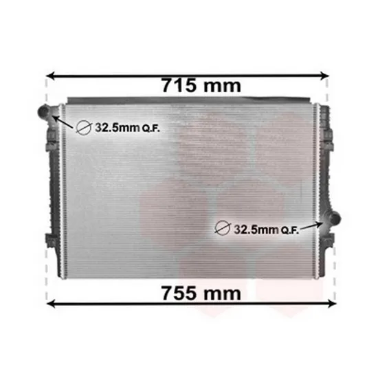 Radiator Motor SEAT LEON 2012-> Radiator apa benzina 1.8TFSi (132KW)/S3 2.0TFSi (221KW) (650x450x34) (KOYO) Perioada 2012 2013 2014 2015 2016 2017