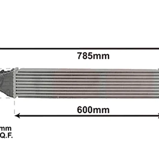 Intercooler OPEL ASTRA K 2015->2021 1.4 Turbo 110KW 150CP , pentru motor B 14 XFT perioada 2015 2016,2017,2018,2019 2020