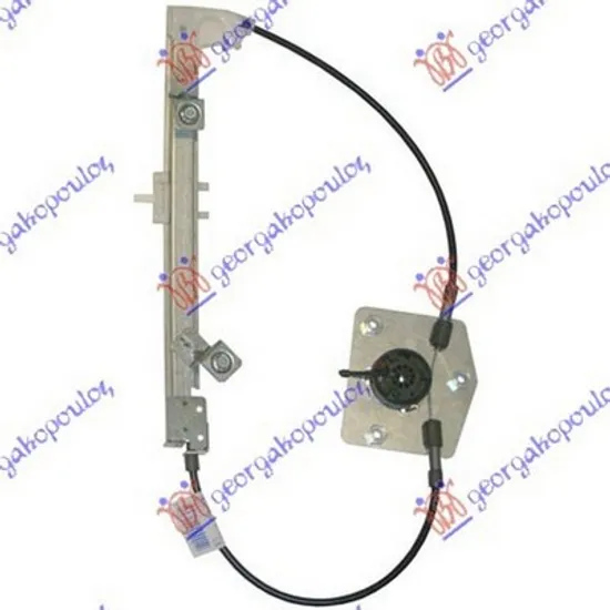 Macara Usa FIAT PUNTO 199 2012-> Macara usa spate .electrica (fara motor) stanga, Perioada 2012 2013 2014 2015 2016 2017 2018