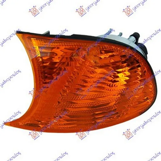 Semnalizator BMW 3 Cabriolet E46 2000->2007 Semnal fata stanga, galben, ptr Coupe/Cabrio, 09.01-03.03 Perioada 2001 2002 2003