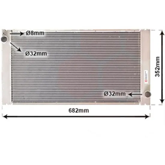 Radiator apa MINI CLUBMAN R55 2007->2014 One D 66KW 90CP , pentru motor N47 C16 A perioada 2010 2011,2012,2013 2014